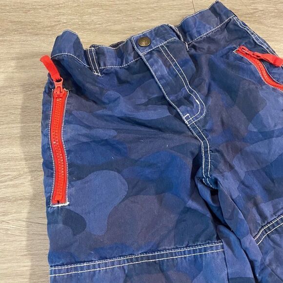 Mini Boden Kids Blue Camouflage Cotton Dark wash Denim Straight Jeans Size 9Y - Picture 4 of 7